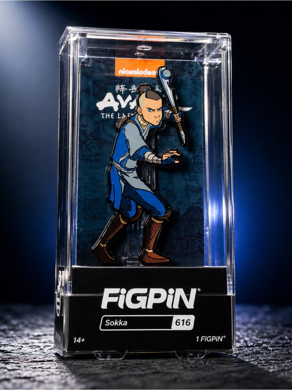 FiGPiN Sokka #616 Avatar The Last Airbender Nickelodeon Enamel Pin NEW